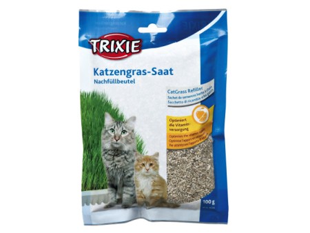 Alte suplimente - Trixie Iarba Bio 100 g Rezerva 4233, Trixie