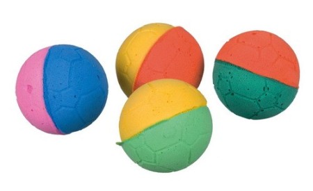 Jucarii - Trixie Jucărie Pisică Minge 4.3 cm 4 buc/set 41100