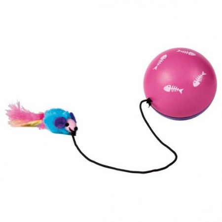 Accesorii - Trixie Jucarie Pisici- Minge cu Motoras si Soricel 4564, Trixie