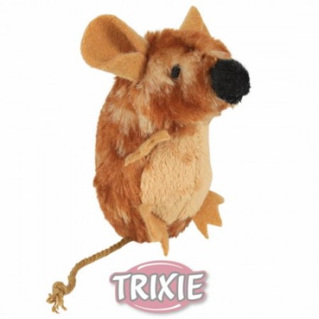 Jucarii - Trixie Jucarie Pisici Soricel Plush Zgomotos 8 cm 45785