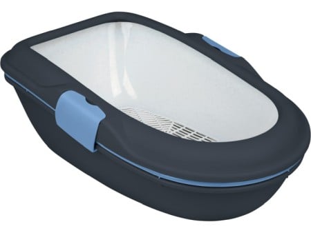 Accesorii - Trixie Litiera Berto 39x22x59 cm cu Sistem de Separare Albastru 40154