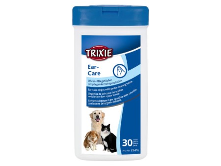Igiena Urechilor - Trixie Servetele Umede pentru Urechi 30 buc cu Aloe Vera 29416