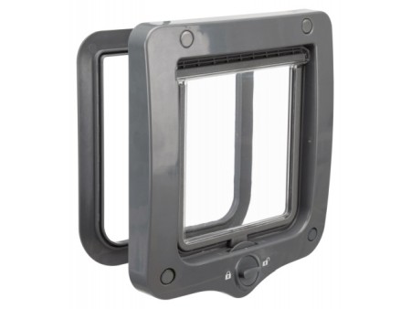 Accesorii - Trixie Usa Batanta 2Way Pt Pisica 20x22 cm Gri 44202