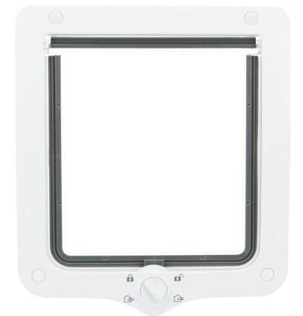 Pentru casa - Usa Batanta 4-Way XXL 24x28 Cm Alb Cu Tunel 44241, Trixie