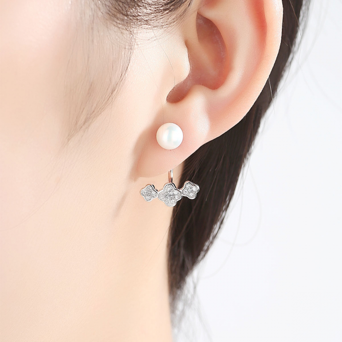 Cercei argint rodiat Dream Pearls [3]