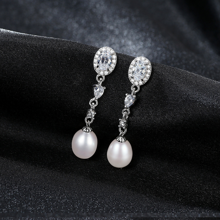 Cercei argint rodiat Pearls Enchanted [1]