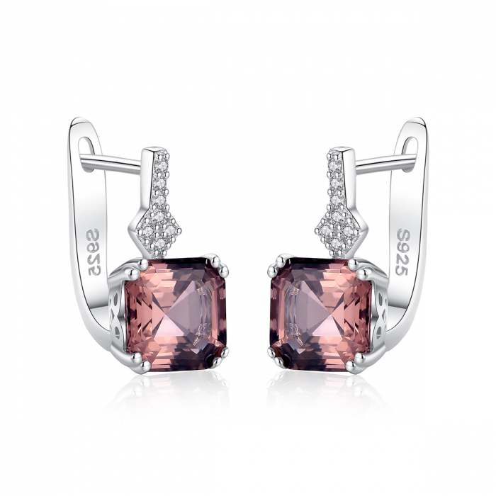 Cercei argint rodiat Pink [1]