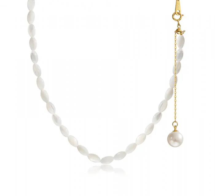 Colier argint perle naturale [3]