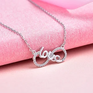 Colier argint rodiat  Infinit Love [2]