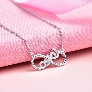Colier argint rodiat  Infinit Love [3]