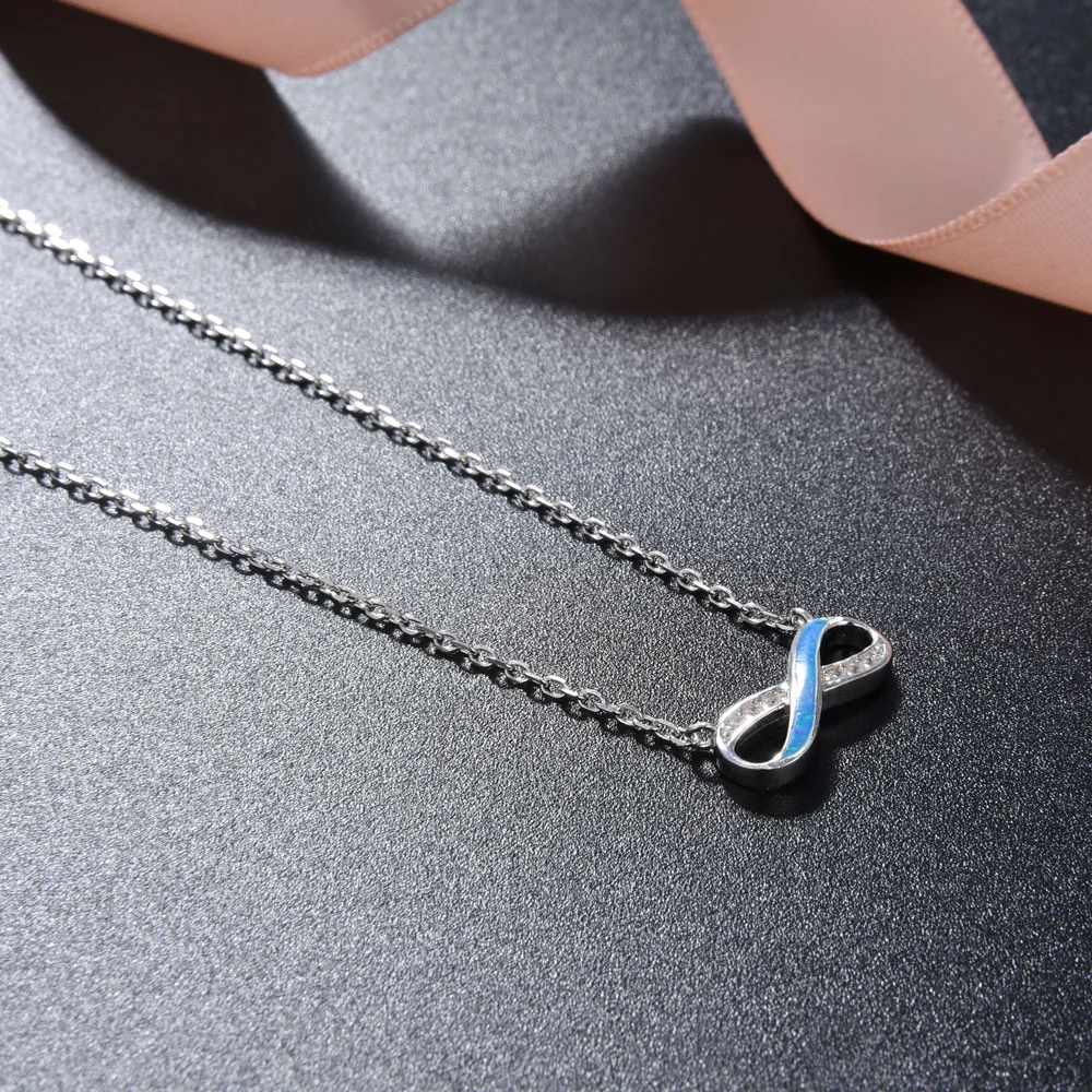 Colier argint rodiat Infinite Blue [3]