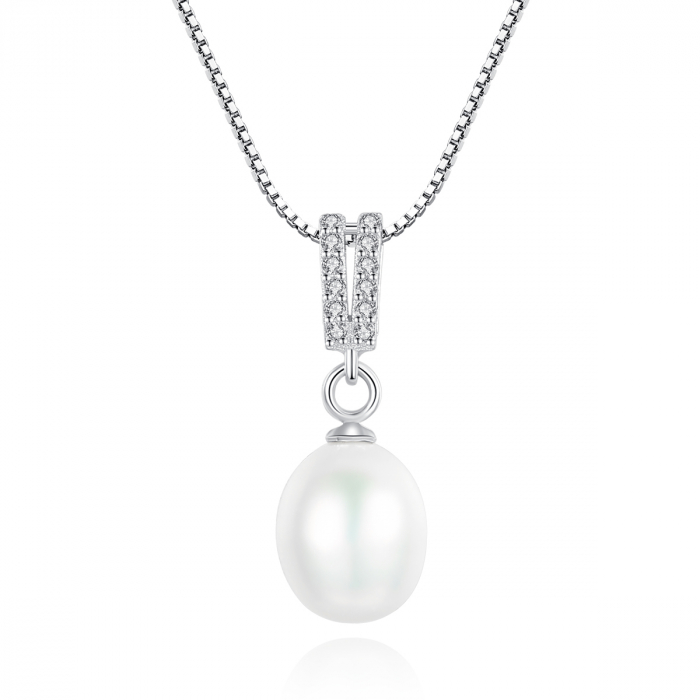 Colier argint rodiat Pearl [1]