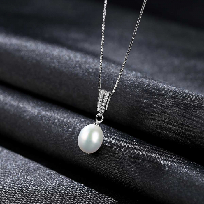 Colier argint rodiat Pearl [4]
