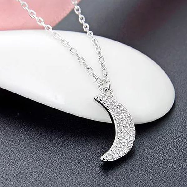 Colier argint rodiat Shining Moon [6]