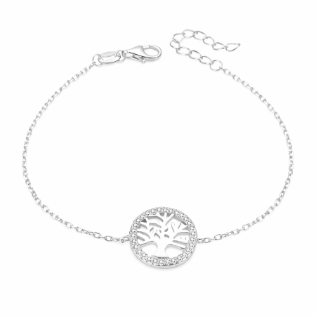 Bratara argint rodiat Copacul Vietii