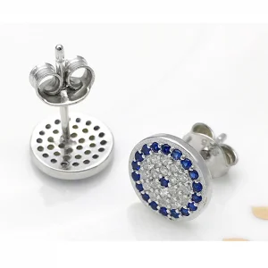 Cercei argint rodiat Blue [3]