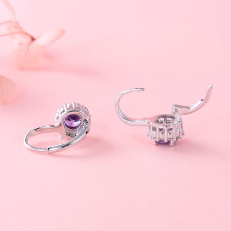 Cercei argint rodiat Dutchess Purple [1]