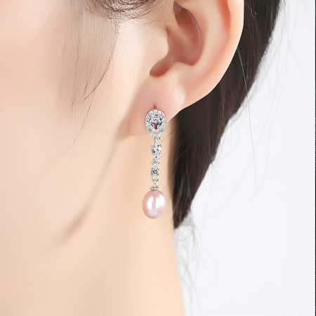 Cercei argint rodiat Pearls Enchanted [1]