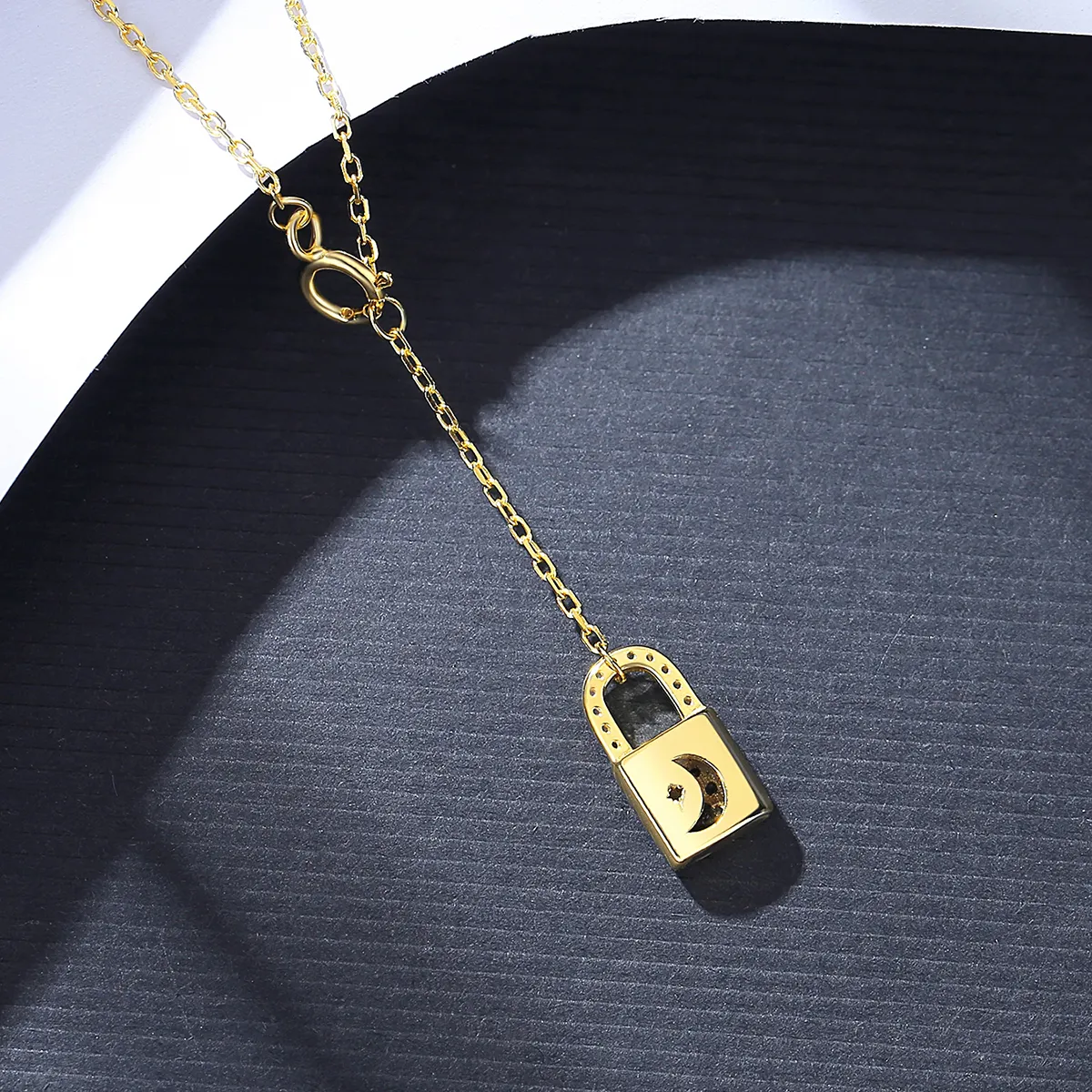 Colier argint placat cu aur Lock [4]