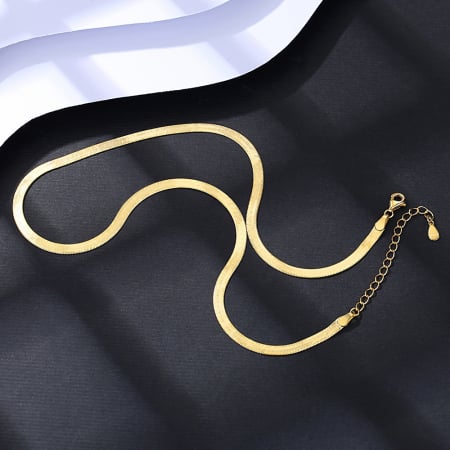 Colier argint placat cu aur Snake [4]
