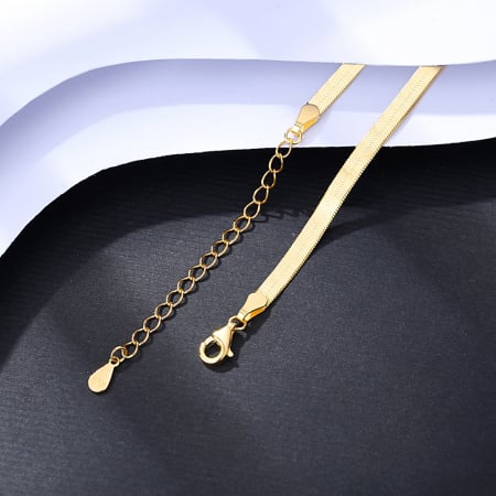 Colier argint placat cu aur Snake [3]