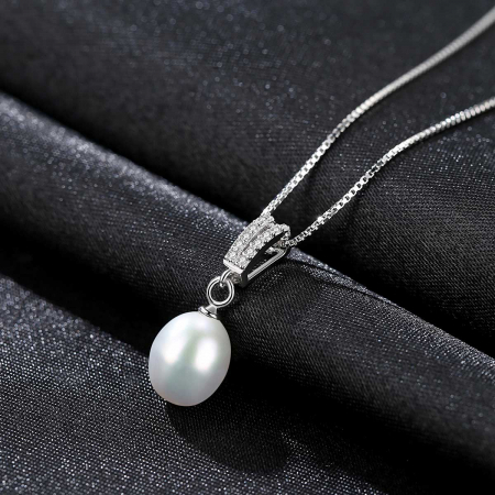 Colier argint rodiat Pearl [4]