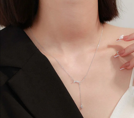 Colier argint Silver Drop [2]