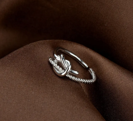 Inele argint - Inel reglabil argint Knot