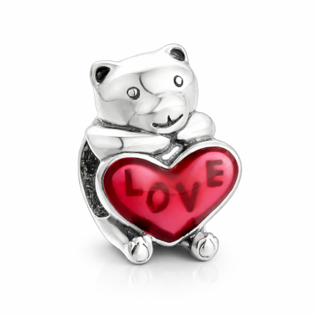 Talismane argint - Pandantiv Bear Hug din argint