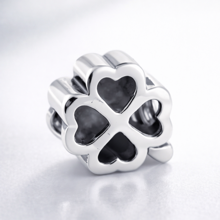 Talismane argint - Pandantiv Trifoi cu patru foi din argint