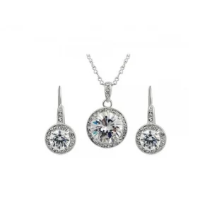 Bijuterii placate - Set bijuterii Single stone