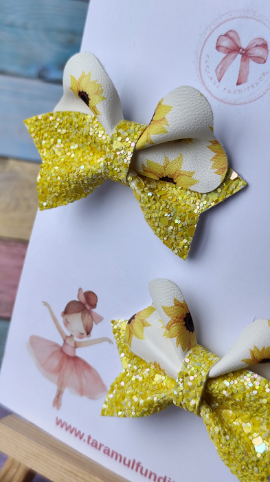 Set de Fundite galbene cu floarea soarelui micute [2]