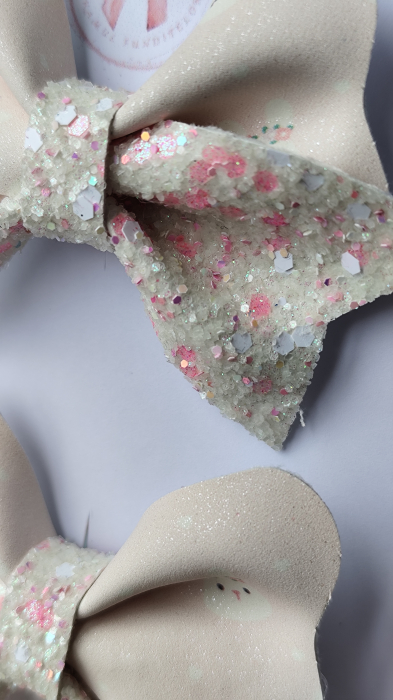 Set de Fundite cu Iepurasi roz/alb [2]