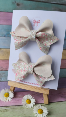 Fundite - Set de Fundite cu Iepurasi roz/alb