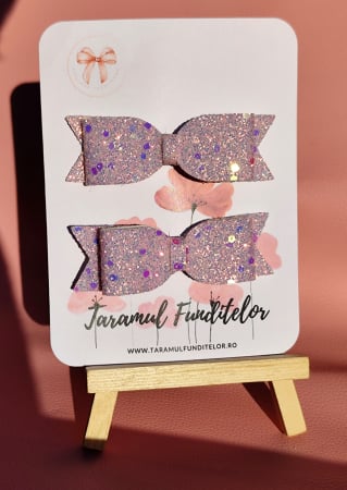 Seturi - Set fundite roz sclipicioase