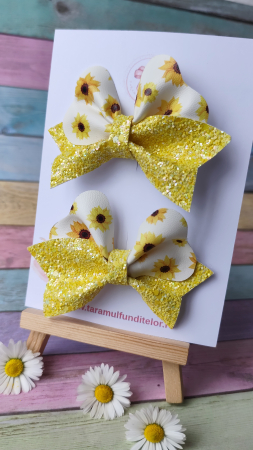 Fundite - Set de Fundite galbene cu floarea soarelui