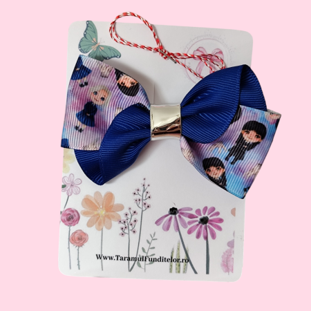 Fundite - Fundiță albastră cu tematică Wednesday