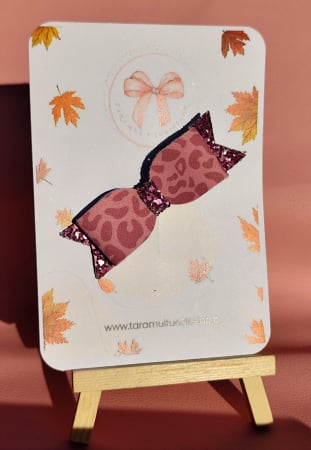 Fundite - Fundita animal print roz inchis