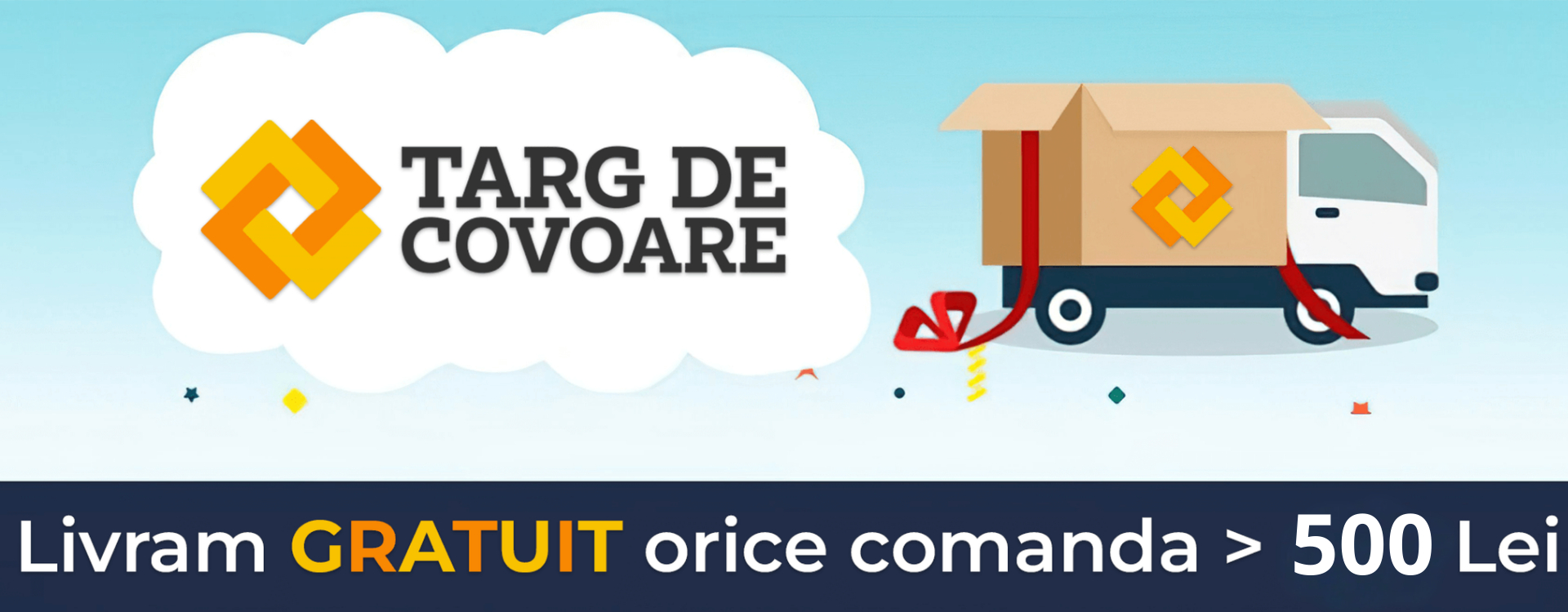 Livrare Gratuita la orice comanda peste 500 Lei