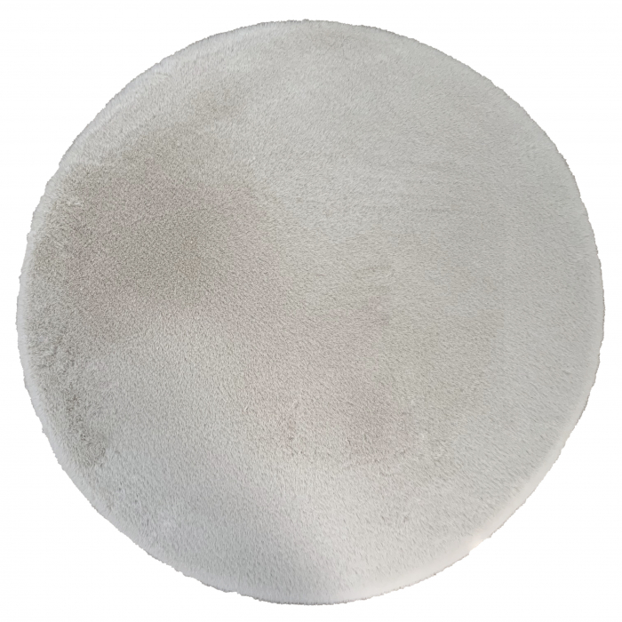 Covor Pufos, Model Blanita Crem, Rotund Antiderapant, Soft LOP 050 [4]