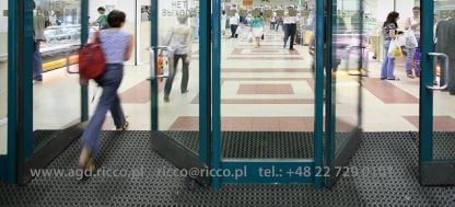 Covor Antiderapant Pentru Intrare, Domino, Negru [6]