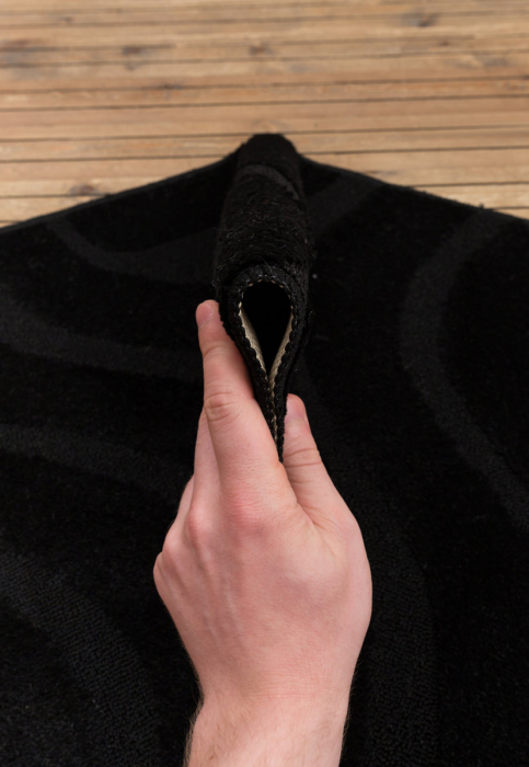 Set 2 Covorase antiderapante de baie, Symphony 2513 Negru [6]