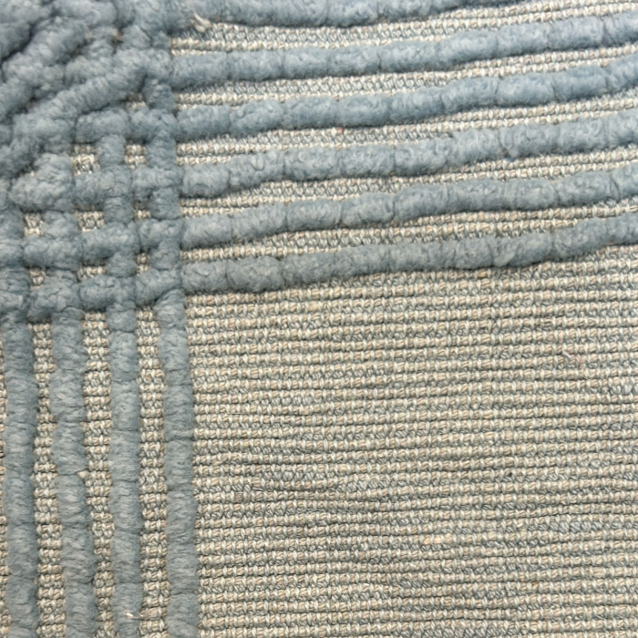 Covor baie, Rombs Albastru, Covor 100% Bumbac, Dimensiunea 60x100 cm [3]