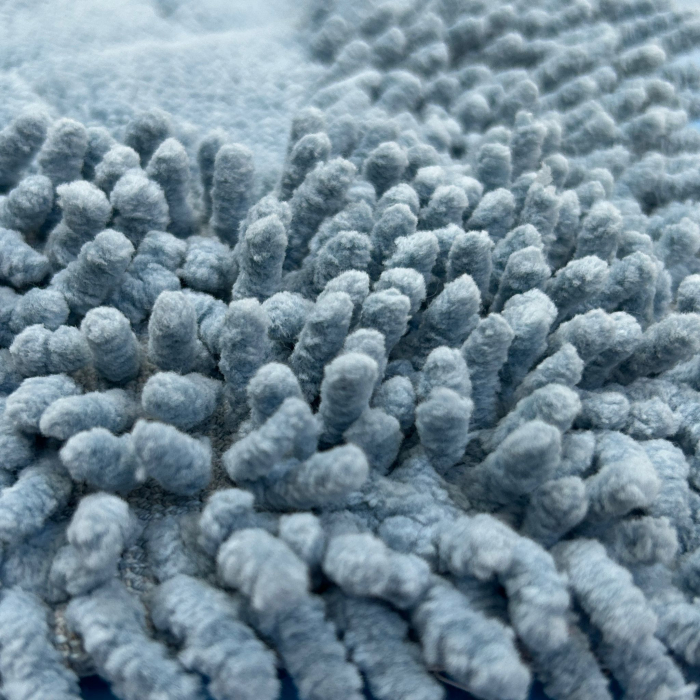 Covor baie, Rombs Albastru, Covor 100% Bumbac, Dimensiunea 60x100 cm [2]