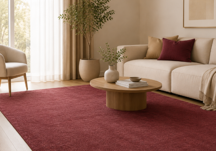 Covor Belgian Living/Dormitor, Fargo 71501/010, Bordo Set 80x150 cm -2 buc si 200 x 290 cm -1 buc [3]