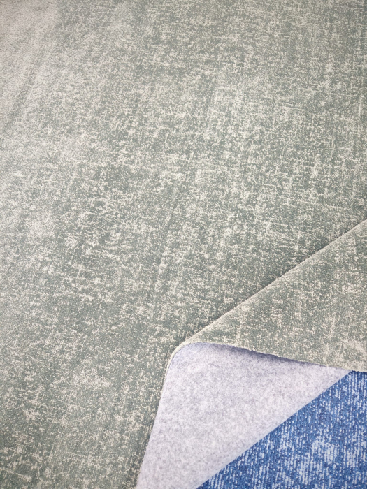 Covor Belgian, Model Fargo 71501/040 Verde Salvie – Design Uni, Fir Scurt 7 mm, Antialergic [5]