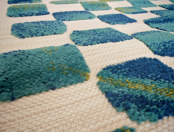 Covor Belgian, Mambo Monaco 23525/350, Crem/Turcoaz, 123x170 cm [7]