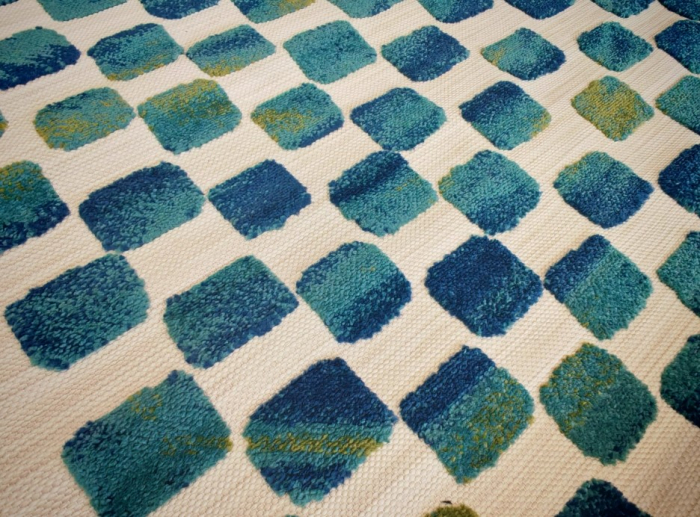 Covor Belgian, Mambo Monaco 23525/350, Crem/Turcoaz, 123x170 cm [8]