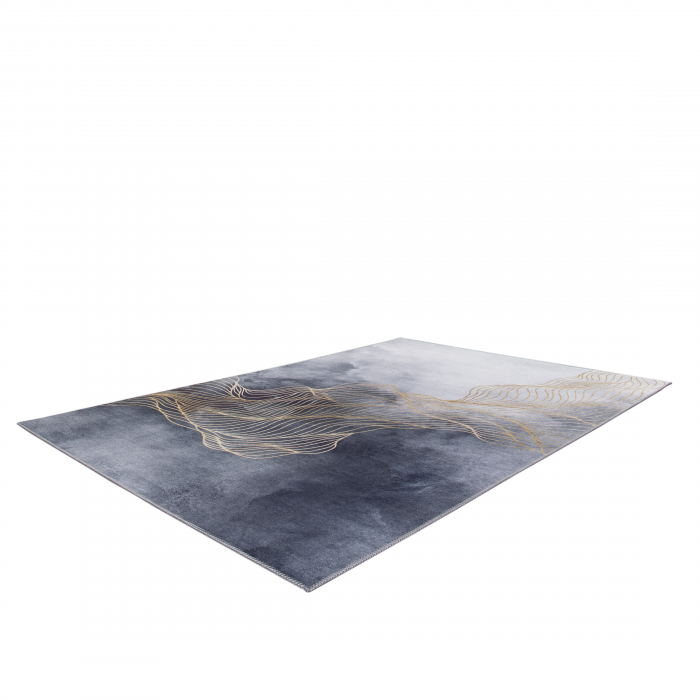 Covor Belgian, Model P0311-738, Colectia Alaska, Albastru [6]