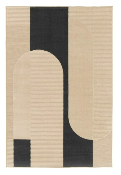 Covor Belgian, Rio 24503/352, Bej/Negru, 160x230 cm [4]